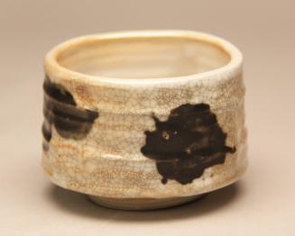 Teabowl with ink stain