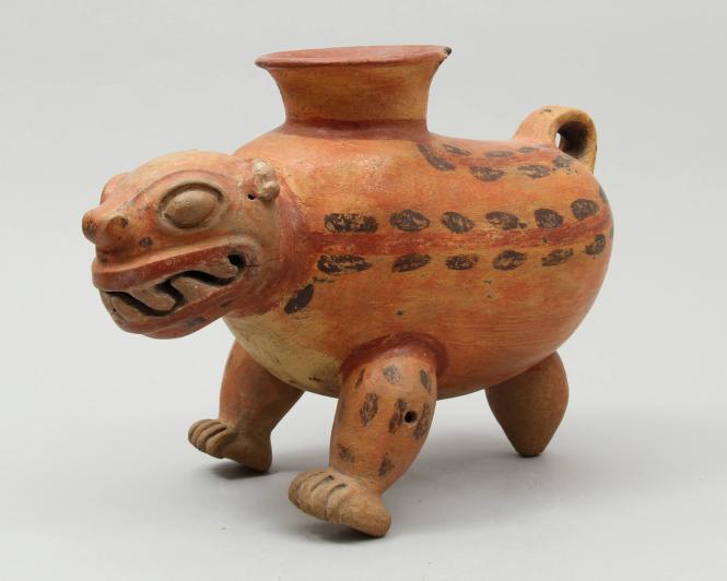 Jaguar-effigy Tripod Vessel