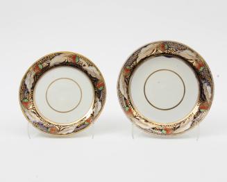 Two bread and butter plates with "Japan" pattern