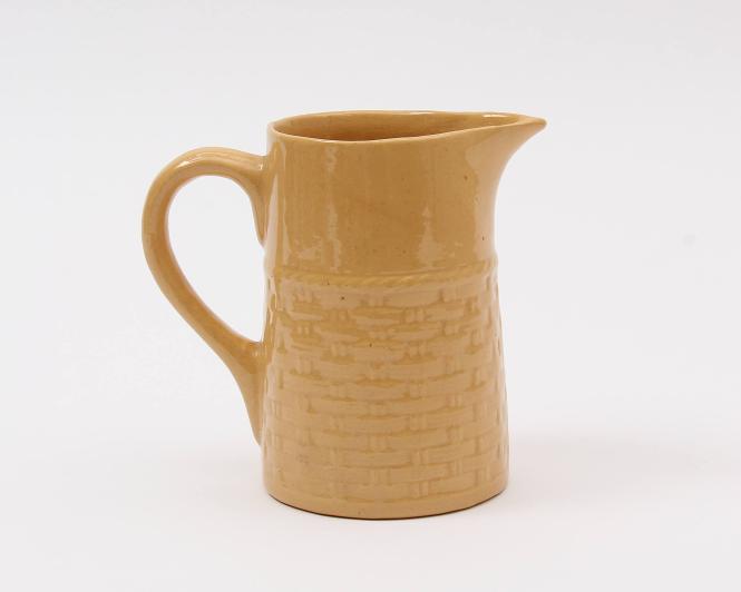 Medalta Jug/Pitcher with basket weave pattern