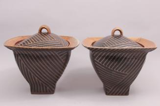 Pair of Lidded Bowls