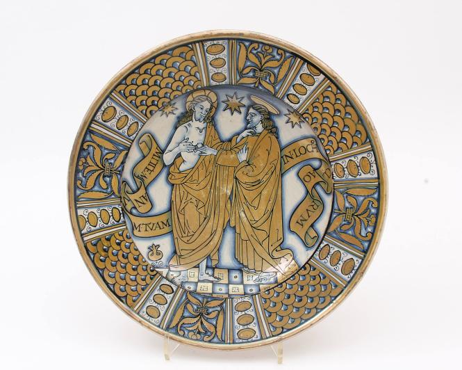 Dish with the Incredulity of St. Thomas