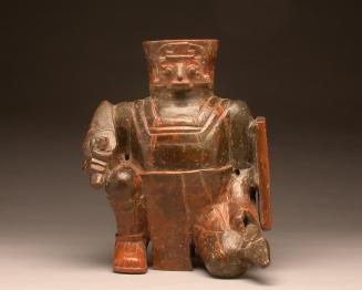 'Kneeling Warrior' Effigy Jar