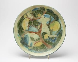 Green and Yellow Reindeer Platter