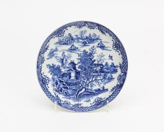 Dish with "The Argument" pattern
