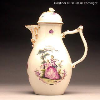 Coffee Pot with 'fete gallant' scene