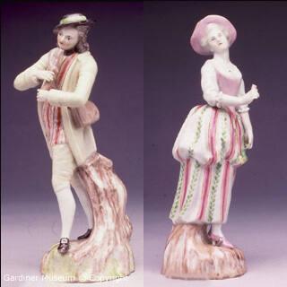 Figures of a shepherd and companion