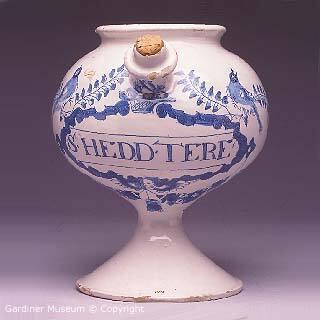 Wet drug jar inscribed "S. HEDDTERE",