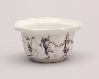 Bowl with figures after Jacques Callot (1592–1635)