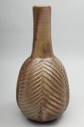 Vase with carved design