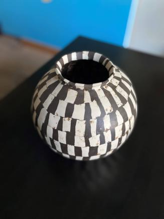 Untitled (nerikomi ceramic pot)