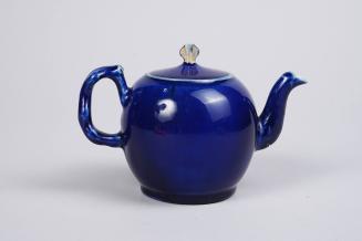Teapot with Blue Ground