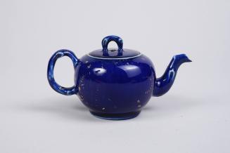 Teapot with Blue Ground