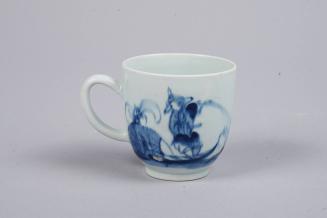 Cup with Cross-legged Man