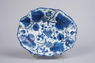 Dish with Leaves and Fruit