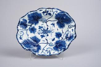 Dish with Leaves and Fruit