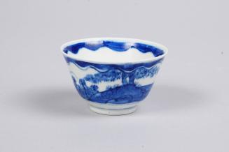 teabowl
teabowl with Harbour Scene after Van Frytom