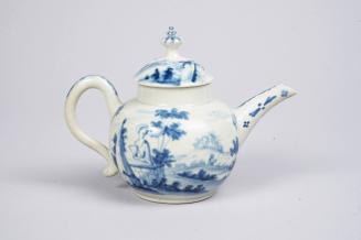 Teapot with Figures in a Landscape (Reproduction Lid)
