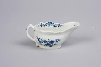 Butterboat with Two Porter Landscape Pattern