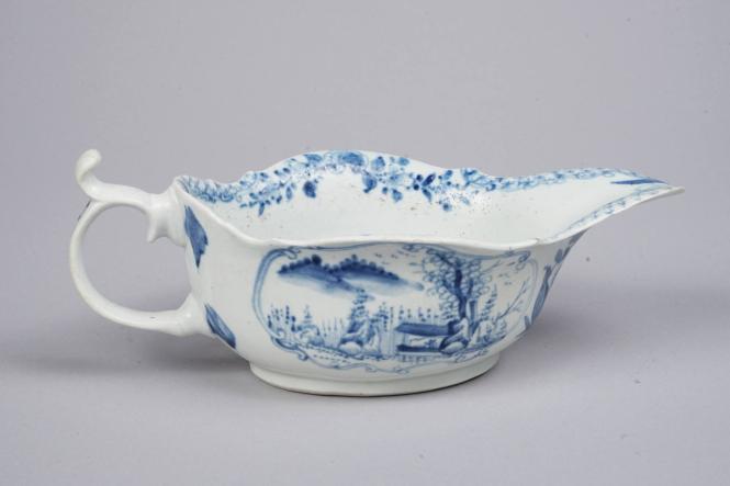 Sauceboat with Landscape