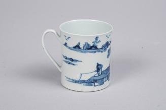Coffee Can with Buildings and Figures
