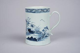 Mug with Flowers, Rock and Fence