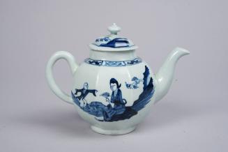 Teapot with Jumping Boy Pattern