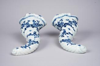 Pair of Cornucopia Wall Vase