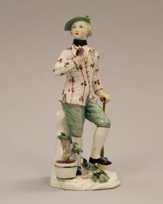 Figure of a male gardener