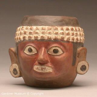 Effigy vessel in the form of a head