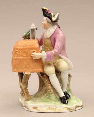 Figure of a peepshow hawker